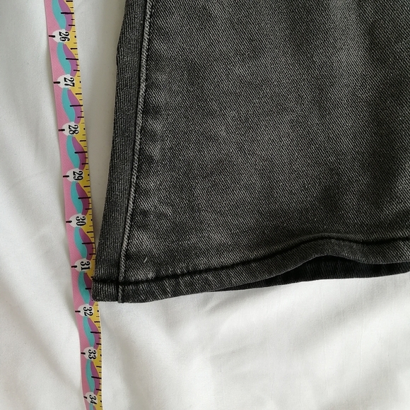 NWT One Teaspoon Marines Extreme Flare Low Rise Jeans Black Oak 24 - Picture 15 of 16